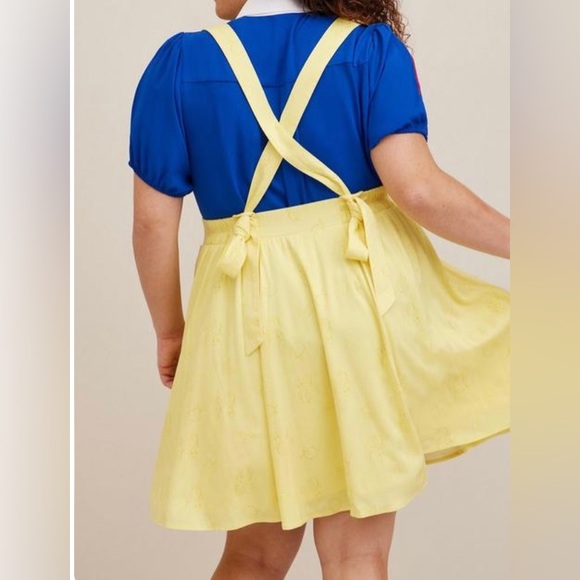 NWT Torrid Disney Snow White Stretch Challis Skirtall Suspender Dress 2 18/20 - Picture 2 of 6